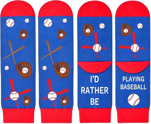 Baseball Gifts Set A-Z Letter Soccer Necklace for Men Novelty Baseball Socks&Baseball Bracelets for Baseball Lovers in Kuwait