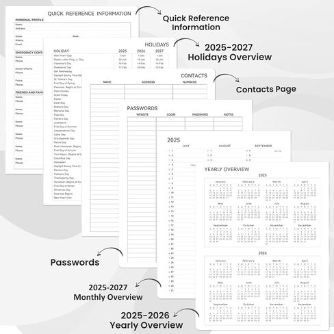 Maaibok Planner 2025-2026-2025-2026 المخطط الأكاديمي ، يوليو 2025-Jun 2026 Planner ، 8 "× 10" مخطط شهري أسبوعي مع علامات تبويب شهرية ، قوائم مهام ، ملزمة مزدوجة ، سميكة ، مثالية للتعلم in Kuwait