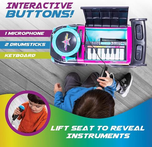 Waddle USPS Mail Truck Toddler Ride On Toys - من القدم إلى الأرض ، والأضواء ، والأصوات ، والألعاب التفاعلية ، وتشمل مربع بريدي ، 2 مظاريف ، ألعاب صغيرة ، تجميع سهلة ، جودة متينة ، حتى 44 رطلاً in Kuwait