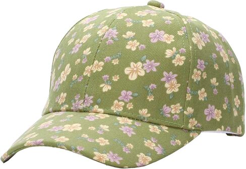 Women Fashion Floral Baseball Cap Ponytail Hat Dad Hat Adjustable Golf Tennis Hat Baseball Hat for Summer Sporting Hiking in Kuwait