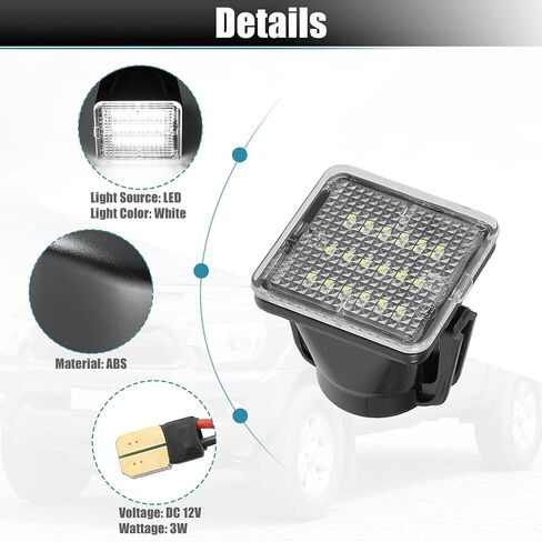 X AutoHaux LED LED LID LIGHT TAG LAMP ASSEMBLY لتويوتا TUNDRA 2014-2020 لـ Toyota Tacoma 2016-2021 LED LED الخلفي الكامل مصباح LIDE LIGHT 2PCS in Saudi Arabia