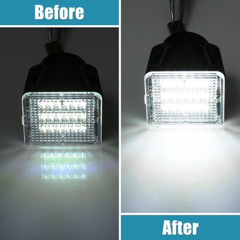 X AutoHaux LED LED LID LIGHT TAG LAMP ASSEMBLY لتويوتا TUNDRA 2014-2020 لـ Toyota Tacoma 2016-2021 LED LED الخلفي الكامل مصباح LIDE LIGHT 2PCS in Saudi Arabia