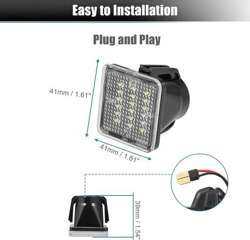 X AutoHaux LED LED LID LIGHT TAG LAMP ASSEMBLY لتويوتا TUNDRA 2014-2020 لـ Toyota Tacoma 2016-2021 LED LED الخلفي الكامل مصباح LIDE LIGHT 2PCS in Saudi Arabia
