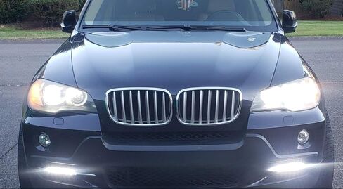 iJDMTOY Xenon White 18W High Power Lower Bumper Trim Replace LED Daytime Running Light DRL Lamps Compatible with 2007-2010 Pre-LCI BMW E70 X5 in Saudi Arabia