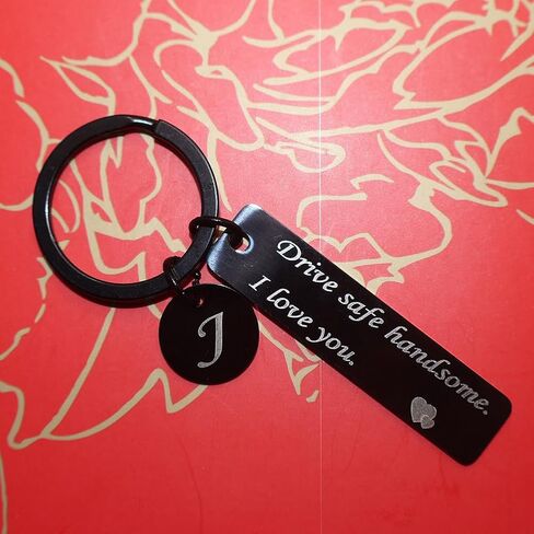 سحر الحرف الأولي Drive Safe Keychain Hight For Lofriend Friend in Kuwait