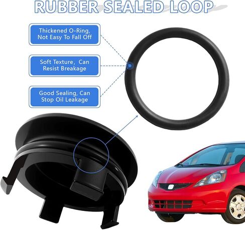 4Pcs Cylinder Head Rear Cam Plug with Seal Fits for Honda Civic Acura CR-V CR-Z HR-V Engine Insight Acura Integra 1990-2018 1.6 1.7 1.8 2.0L Semi-Circular Plug Replacement of 12513-P72-003 in Saudi Arabia