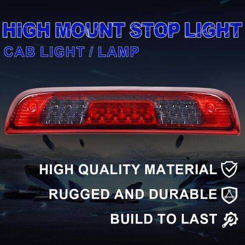 PIT66 LED 3rd Brake Light ، متوافق مع 2014-2018 Chevy Silverado/2014-2018 GMC Sierra 1500 2500HD 3500HD Clear Housing Lens in Kuwait