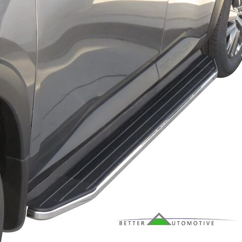 Running Boards Side Steps Compatible with 2022-2024 Nissan Pathfinder SUV 5.5" Aluminum Black Nerf Bars Step Rails Exterior Accessories 2 Pieces in Saudi Arabia
