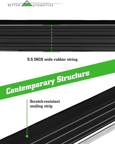 Running Boards Side Steps Compatible with 2022-2024 Nissan Pathfinder SUV 5.5" Aluminum Black Nerf Bars Step Rails Exterior Accessories 2 Pieces in Saudi Arabia