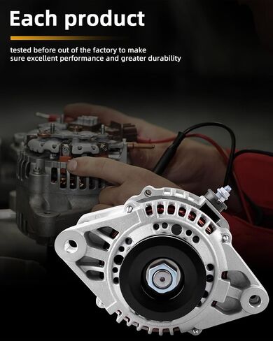 OCPTY Alternators Fit for Nissan Pickup 1995 1996 1997 2.4L l4，12V 60Amp 1-Groove Pulley Automotive Replacement Alternators Replaces 13644 AHI0016 23100-0S300 in Saudi Arabia