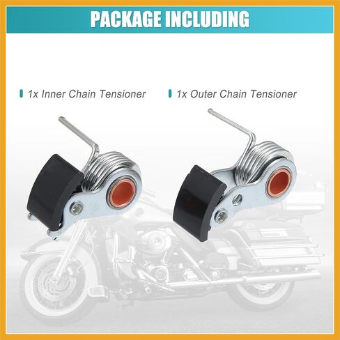 2 PCS محرك التوتر الداخلي والخارجي لسلسلة الكاميرا ل Harley Twin Cam 1999-2006 39954-99a 39964-99a استبدال in Saudi Arabia