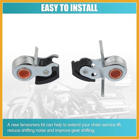 2 PCS محرك التوتر الداخلي والخارجي لسلسلة الكاميرا ل Harley Twin Cam 1999-2006 39954-99a 39964-99a استبدال in Saudi Arabia