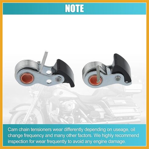2 PCS محرك التوتر الداخلي والخارجي لسلسلة الكاميرا ل Harley Twin Cam 1999-2006 39954-99a 39964-99a استبدال in Saudi Arabia