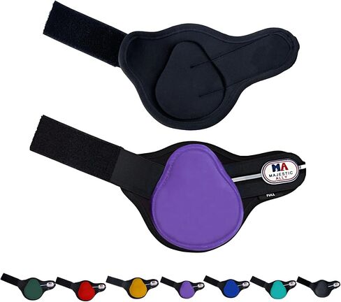 مجموعة أحذية Fetlock and Tendon لحماية ساق الحصان من Majestic Ally، هيكل من البولي يوريثان، بطانة من النيوبرين، إغلاق بخطاف وحلقة، ألوان وأحجام متعددة (أحذية Fetlock، أزرق ملكي، كامل) in Saudi Arabia