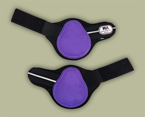 مجموعة أحذية Fetlock and Tendon لحماية ساق الحصان من Majestic Ally، هيكل من البولي يوريثان، بطانة من النيوبرين، إغلاق بخطاف وحلقة، ألوان وأحجام متعددة (أحذية Fetlock، أزرق ملكي، كامل) in Saudi Arabia