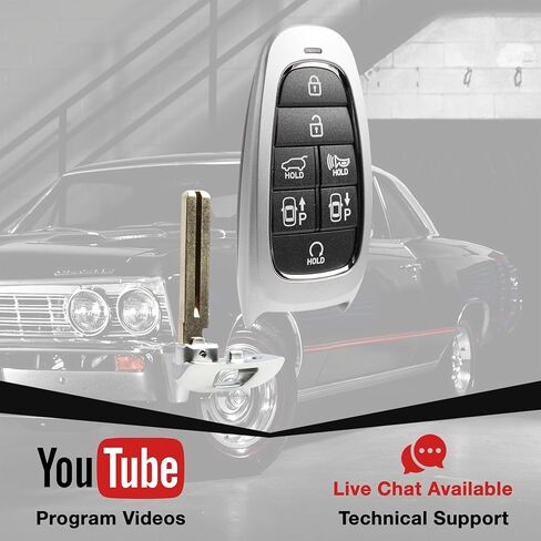 usaremote Key FOB استبدال الإدخال بدون مفتاح لعام 2023 2024 Hyundai Palisade 7-Button Smart Key (TQ8-F0B-4F28 ، 95440-S8600) in Saudi Arabia