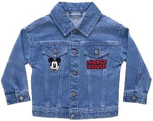 Disney Mickey Mouse Denim Jacket and Graphic Tshirt-2 Piece Coordinating Set (4 Years, 5 Years, 6 Years, Toddler Boys, Black) (US, Age, 4 Years, Toddler Boys, Black) in Saudi Arabia