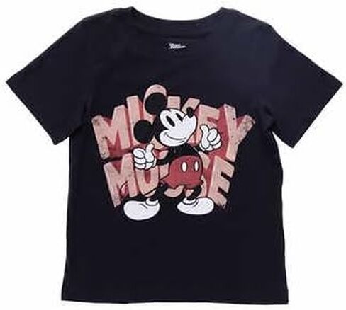 Disney Mickey Mouse Denim Jacket and Graphic Tshirt-2 Piece Coordinating Set (4 Years, 5 Years, 6 Years, Toddler Boys, Black) (US, Age, 4 Years, Toddler Boys, Black) in Saudi Arabia