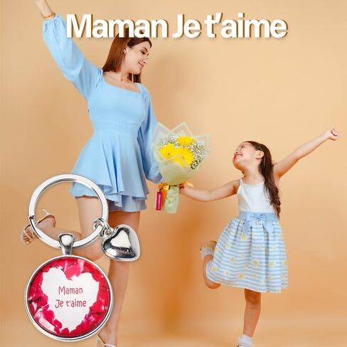 ShiQiao Spl Mom Keychain Gifts for Mother Birthday Gift for Mom Mothers Mother's Day Gifts for Mommy Mom Retirement Gift in Saudi Arabia