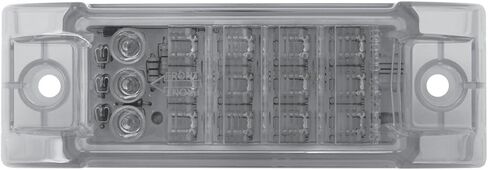 GG Grand General 77665 Rectangular Amber/Clear 15 LED Marker and Turn Light, 3 Wires in Saudi Arabia