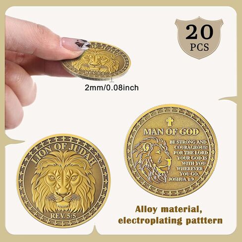 20 PCS مسيحي جذر في المسيح عملة الرب هو رموز الرموز الصخرية العملات الرموز المسيحية مضحكة الرمز الجيب للصلاة (أنيقة) in Kuwait