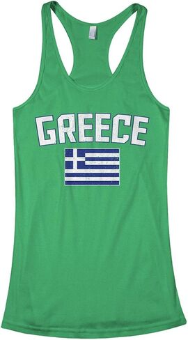ThreadRock Women's Women's Flag Flag Racerback Tank Top in Kuwait