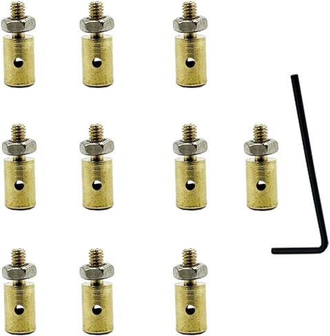 10pcs 2.1mm pushrod linkage موصل pushrod القابل للتعديل لصالح RC طائرة طائرة هليكوبتر إكسسوارات لعبة DIY (2.1 مم) in Kuwait