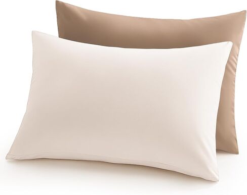 Konssy Toddler Pillowcase 2 Pack ، علبة وسادة صغيرة مطوية للسيد ، لوسادة 13x18 ، وسادة أطفال مريحة مع إغلاق المظروف (تزدهر ، توفي) in Kuwait