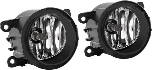 KUAFU Pair Fog Light Compatible with 2012-2015 Honda Pilot EX-L/EX/LX/SE Sport Utility 4-Door Bumper Fog Lamp w/Bulbs Replacement for AC2592111 Plastic + Glass Clear Lens Driver & Passenger Side in Saudi Arabia