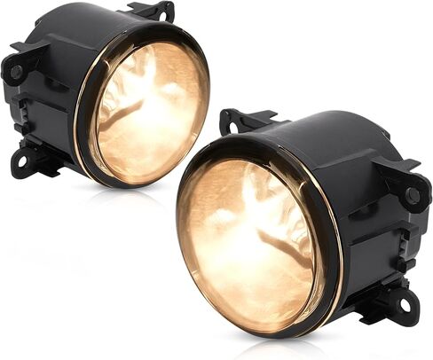 KUAFU Pair Fog Light Compatible with 2012-2015 Honda Pilot EX-L/EX/LX/SE Sport Utility 4-Door Bumper Fog Lamp w/Bulbs Replacement for AC2592111 Plastic + Glass Clear Lens Driver & Passenger Side in Saudi Arabia