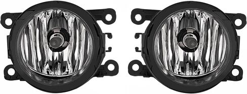 KUAFU Pair Fog Light Compatible with 2012-2015 Honda Pilot EX-L/EX/LX/SE Sport Utility 4-Door Bumper Fog Lamp w/Bulbs Replacement for AC2592111 Plastic + Glass Clear Lens Driver & Passenger Side in Saudi Arabia