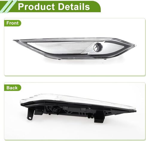 No.95863110100 Side Marker Light Cover for Porsche Cayenne 958 2011-2014 White Left Blinker Corner Parking Light Turn Signal Light Lens Plastic 1 Pc in Saudi Arabia