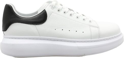 SOLL Queen II Men's Casual Sneakers | Genuine Leather Perforated Oversizded Thick Sole Shoes in Saudi Arabia