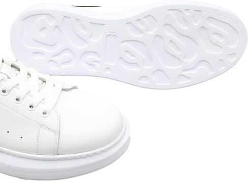SOLL Queen II Men's Casual Sneakers | Genuine Leather Perforated Oversizded Thick Sole Shoes in Saudi Arabia