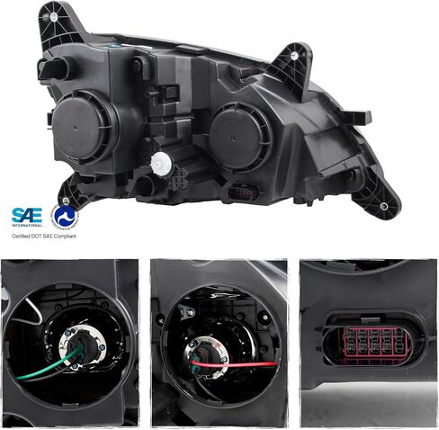 AKKON- Fit 2011-2021 Peterbilt 579 587 Class 8 Dual Lens Projector Headlight w/DRL Sequential Turn Signal Headlamp Chrome Assembly in Saudi Arabia
