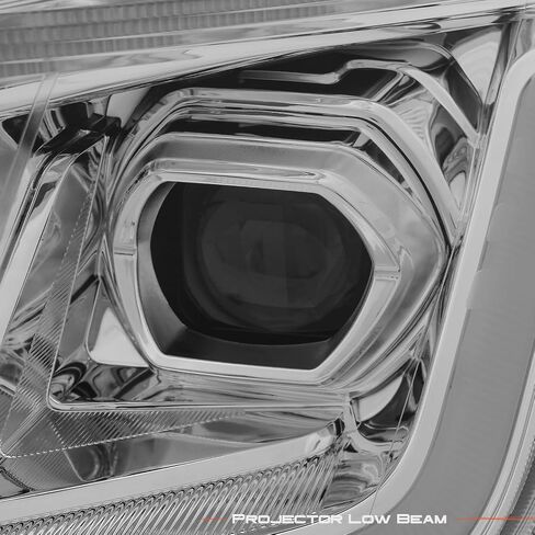 AKKON- Fit 2011-2021 Peterbilt 579 587 Class 8 Dual Lens Projector Headlight w/DRL Sequential Turn Signal Headlamp Chrome Assembly in Saudi Arabia
