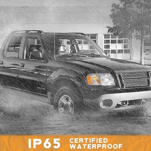 Halogen Headlights Assembly Driver & Passenger Side Compatible with 2001-2003 Ford Explorer Sport ONLY & 2001-2005 Ford Explorer Trac ONLY (Does NOT fit non-sport models) in Saudi Arabia