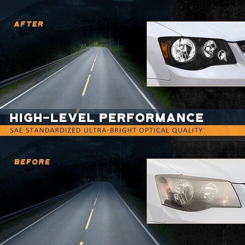 for 2011-2020 Dodge Grand Caravan Headlights Assembly Compatible with 2008-2016 Chrysler Town Country Headlamp Replacement Headlight in Saudi Arabia