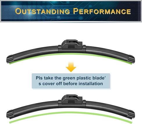 شفرات ممسحة الزجاج الأمامي 20 " + 20" شفرات ممسحة الزجاج الأمامي (مجموعة من 2) - سلسلة: HH998HK in Saudi Arabia