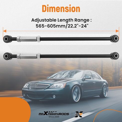 maXpeedingrods 6Pc Rear Suspension Kit Rear Trailing Arms Lateral Links for Buick Century LaCrosse, for Chevrolet Impala Monte Carlo, for Pontiac Grand Prix, for Olds Intrigue in Saudi Arabia