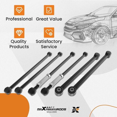 maXpeedingrods 6Pc Rear Suspension Kit Rear Trailing Arms Lateral Links for Buick Century LaCrosse, for Chevrolet Impala Monte Carlo, for Pontiac Grand Prix, for Olds Intrigue in Saudi Arabia