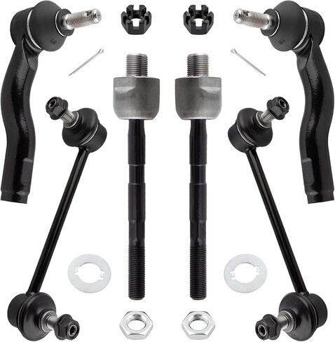 6pcs مجموعة التعليق الأمامي الداخلية inner end end end end bar link fit 2003 2004 2005 2006 2007 2008 for Mazda 6 ES800027 ES800028 EV800029 K80250 K80251 in Saudi Arabia
