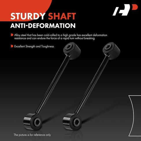 A-Premium 2 X Front Sway Bar Links Bar Bar Bar ، متوافقة مع سلسلة Jeep WK Grand Cherokee 2005-2010 ، Commander Series 2006-2010 in Saudi Arabia