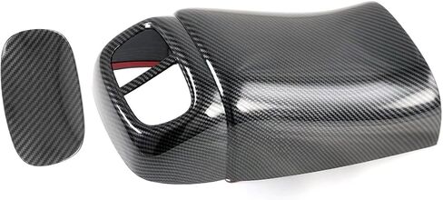 Car Accessories Fit for Hyundai Elantra 2021-2024 2025 Rear seat air Conditioning air Outlet Anti Kick Decorative Sticker Without air Outlet (Without air Outlet:Carbon Fiber) 2PCS ABS in Saudi Arabia