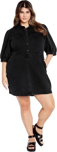 City Chic Women's Dress-Denim Remi in Saudi Arabia
