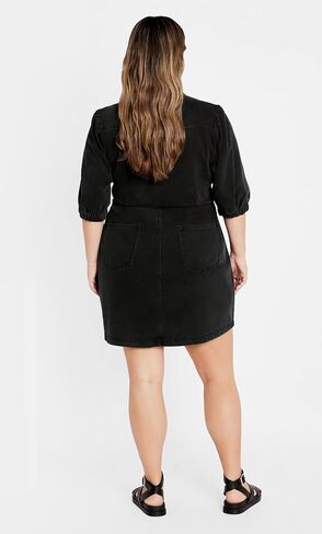City Chic Women's Dress-Denim Remi in Saudi Arabia