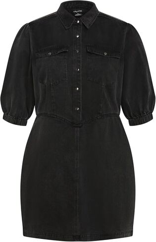 City Chic Women's Dress-Denim Remi in Saudi Arabia