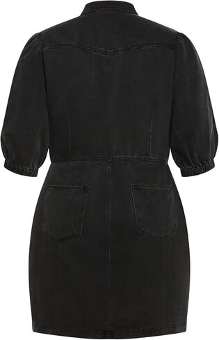 City Chic Women's Dress-Denim Remi in Saudi Arabia