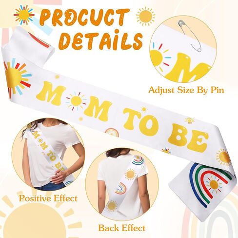 3 عبوات أزرق أمي لتكون أبي وشاح أن تكون دبوسًا ، الأم لتكون وشاحًا ودامنًا يا أبي ليكون قزموا للطفل في زخارف دش الطفل بلوم. in Kuwait