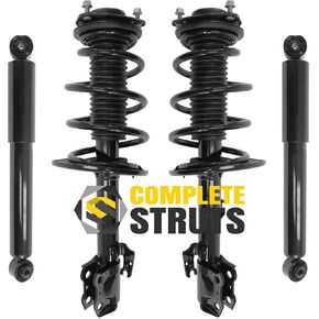 COMPLETESTRUTS - Front Complete Strut Assemblies with Coil Springs and Rear Shock Absorbers Replacement for 2014-2019 Toyota Highlander - Set of 4 in Kuwait
